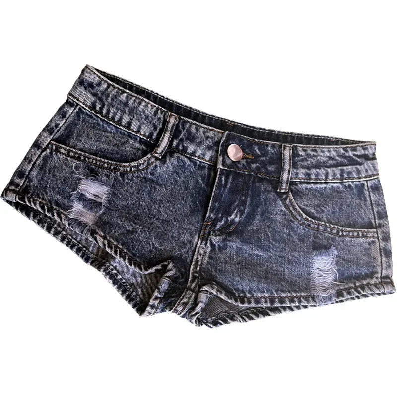 New Women's Low Waist Sexy Denim Jeans Short Shorts Nightclubs Bars and Beaches