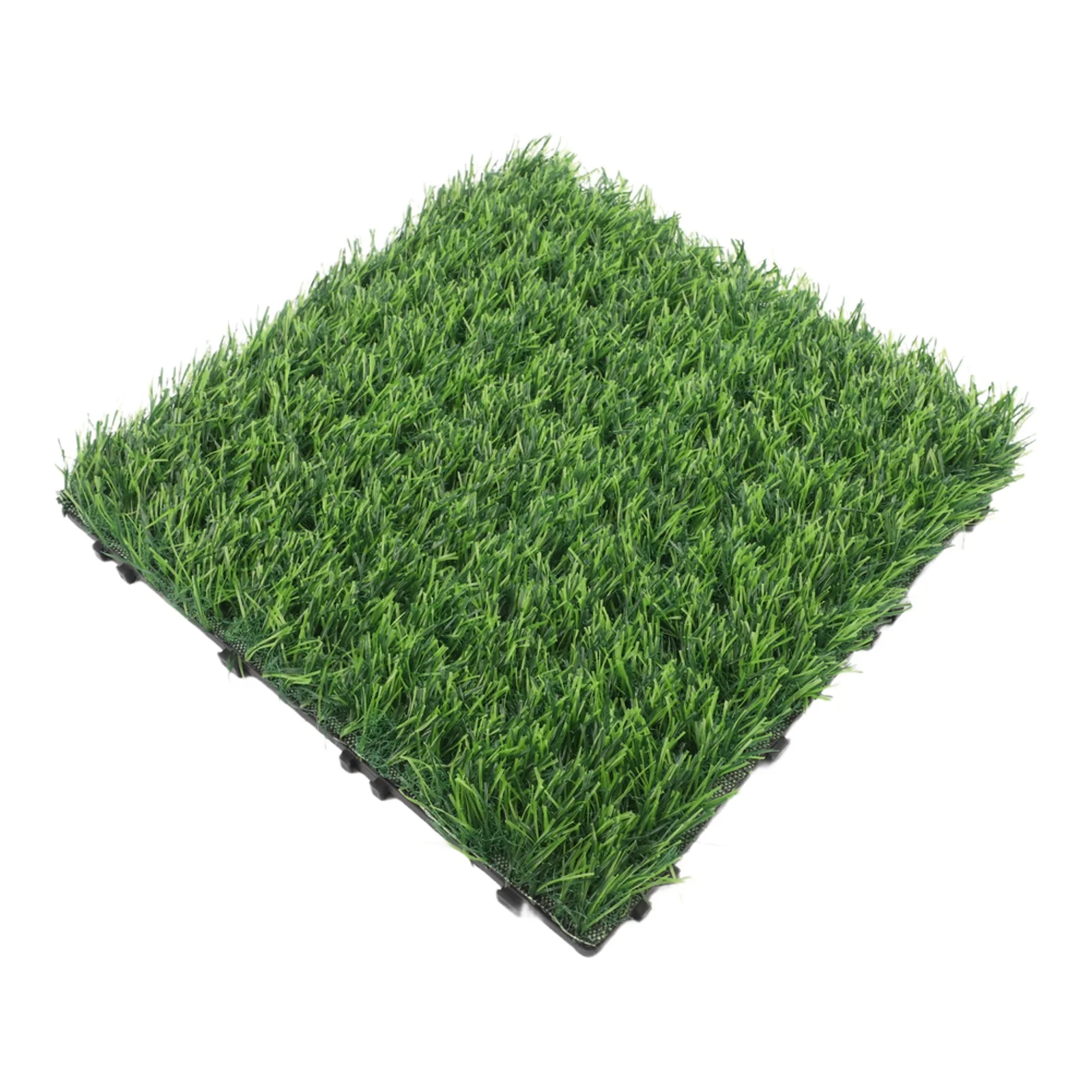 Artificial Turf Tiles 5pcs Interlocking with Self Draining Technology Material for Long Lasting Garden and Outdoor Use