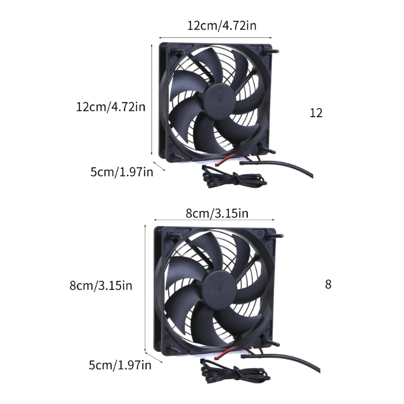 For Industrial Machine PWM Cooling Fan Intelligent Temperature Control Radiator