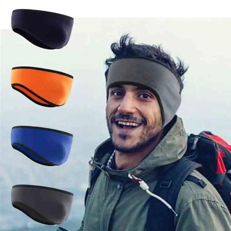 Polar fleece warm headband winter ear protection headband cycling cold protection forehead protection and fleece headband