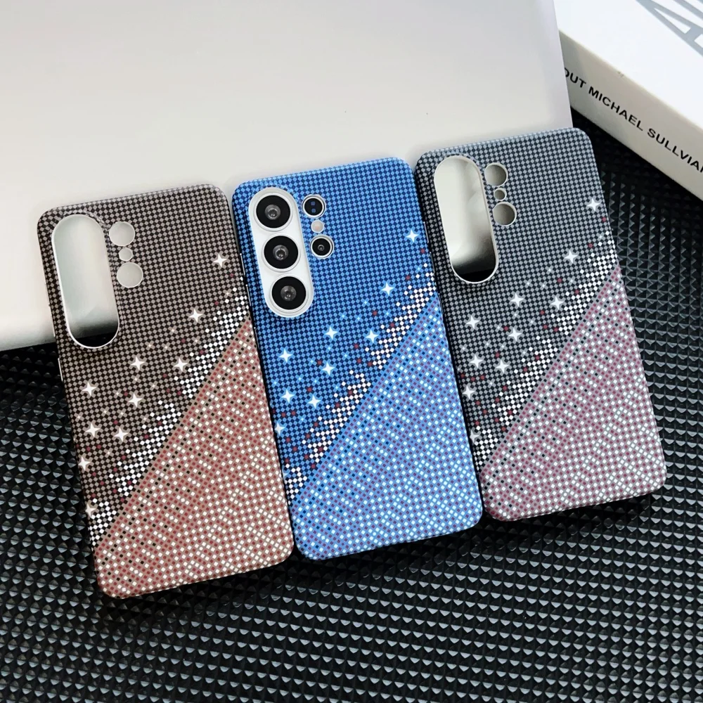 Luxury Gradient Rhinestone Magnetic Phone Case For Samsung Galaxy S26 Ultra S25 S24 SparklyHard PC Shockproof Protective Cover