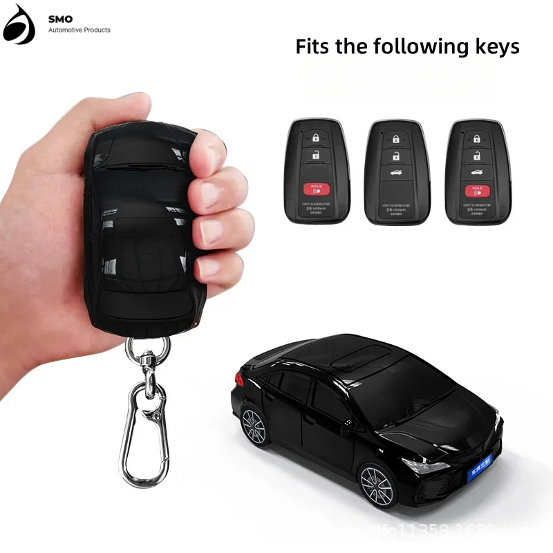 

For Toyota Corolla Car Key Cover with Lights Car Key Fob Car Model Key Protective Cover Car Accessories Trendy New Style