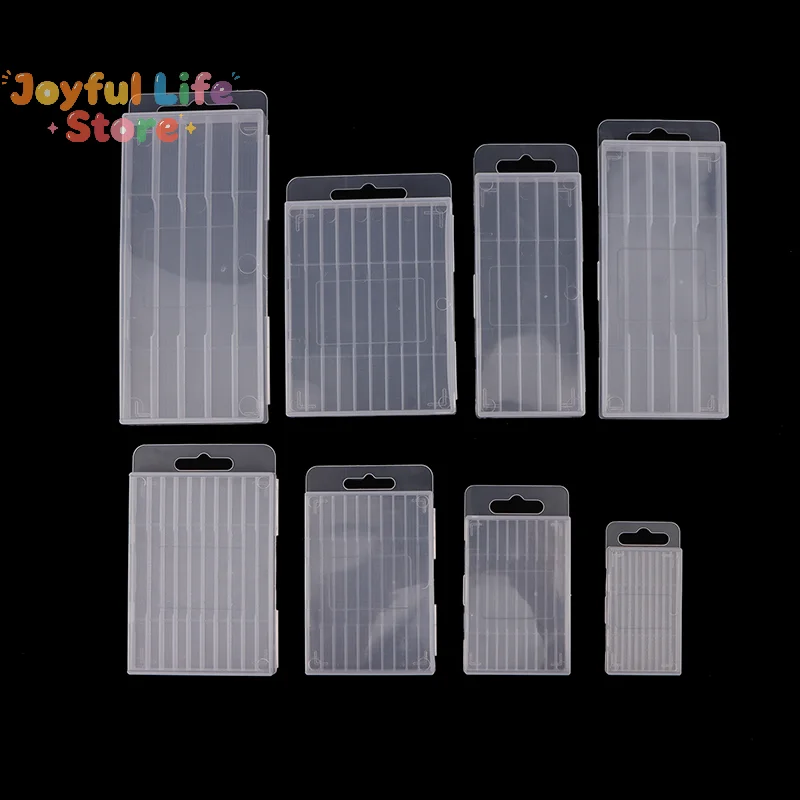 5/10 Hole Transparent Packaging Case Plastic Twist Drill Empty Box Storage Box Toolbox Tool Accessories Woodworking Drill Bit