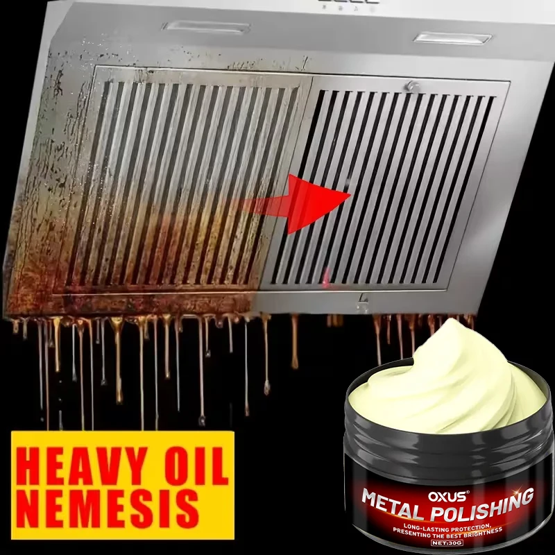 Kitchen Oven Cleaner Cooktop Degreasing & Deodorizing Grease Stain Remover Paste for Grill Microwave Tile Kitchen Cleaning Paste