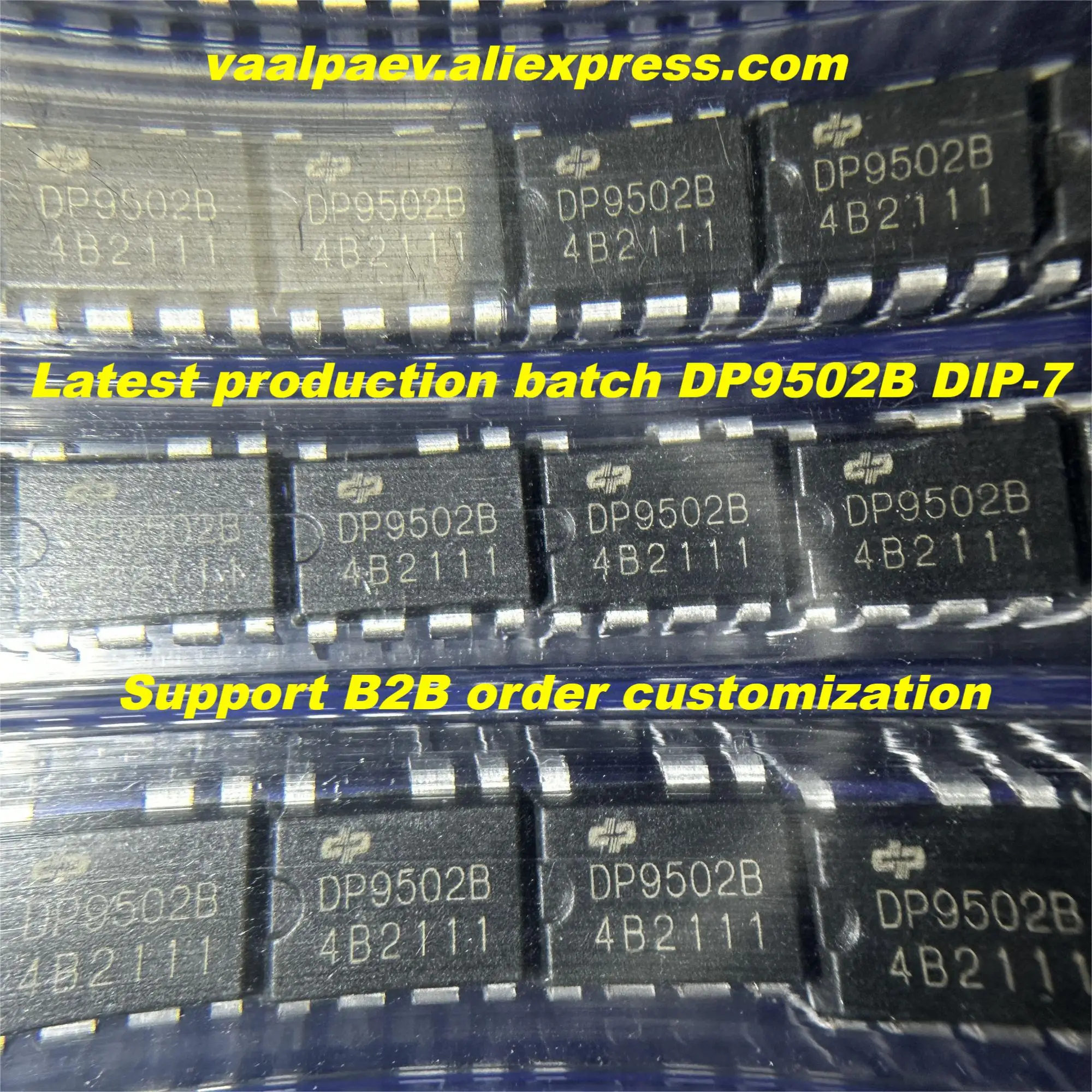 100pcs/lot DP9502B DIP7 Non-isolated, Buck Power Switch LED Lighting Driver Chip