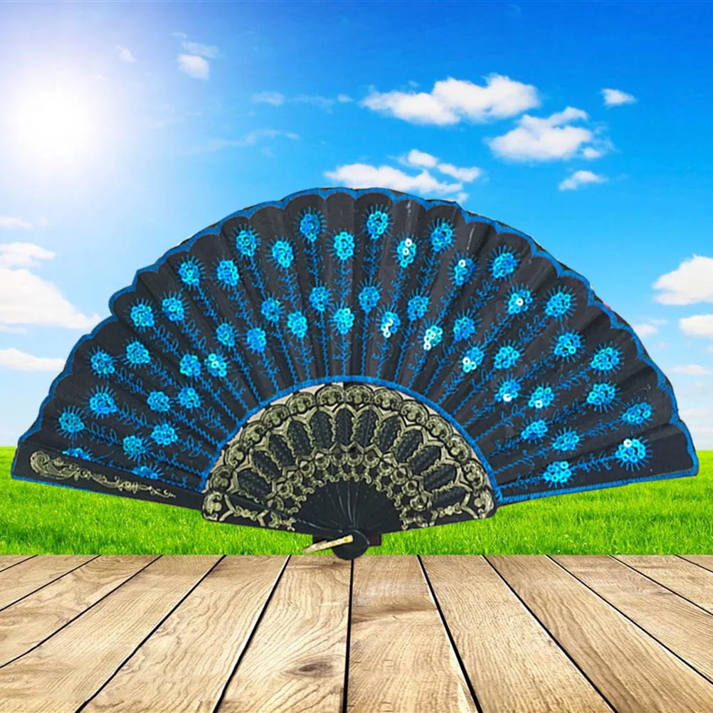 Fan Hand Fans for Women Manual Handmade Foldable Folding Daily Use Delicate