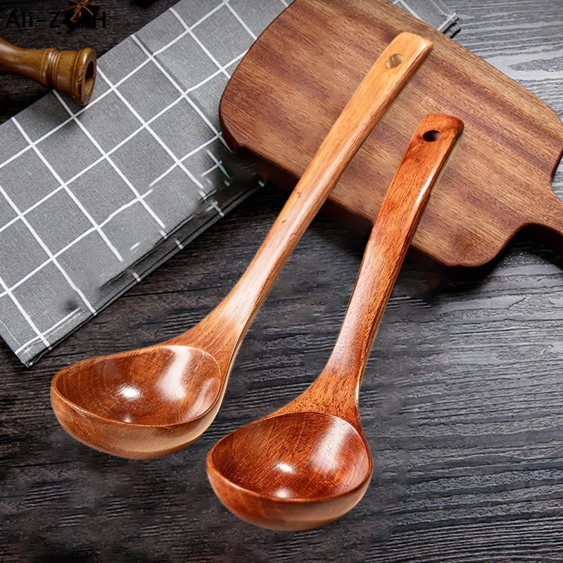 1Pc Big Wooden Spoo…