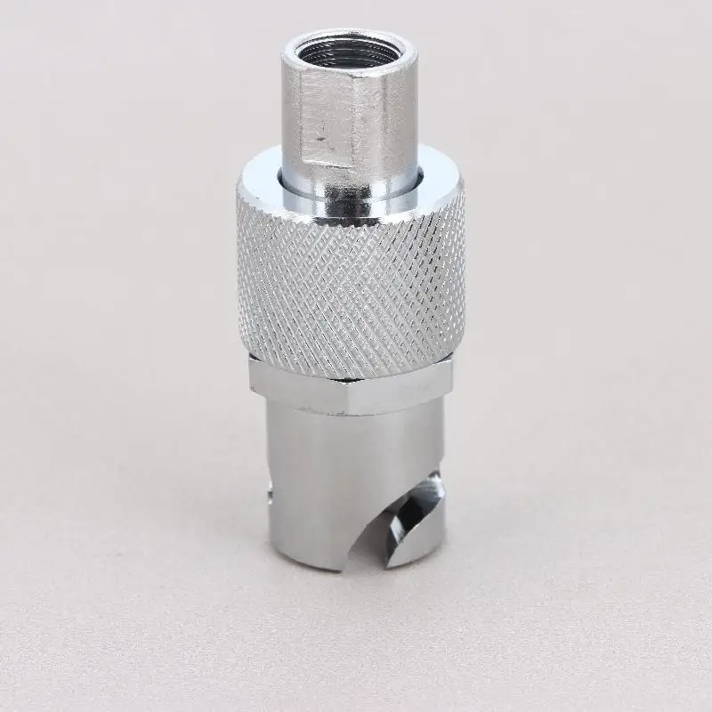 High Pressure Hexagon Grease Nipple Coupler Slide On Tight Seal Butter Connector for Home Garage Repair Projects