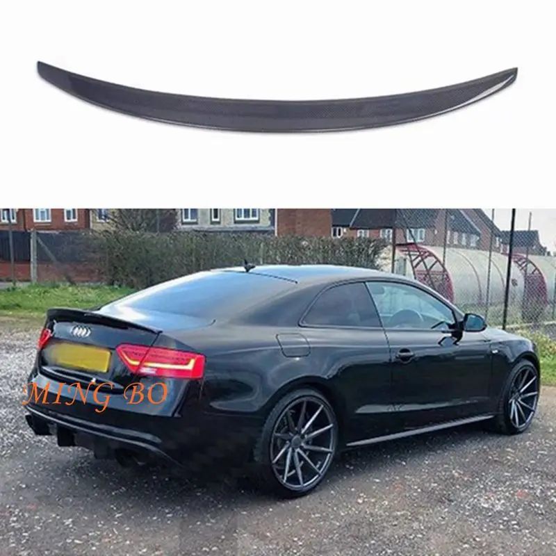 

FOR Audi A5 4 Doors 2 Doors 2009-2016 S Style Carbon Fiber / Forged Carbon Fiber Rear Trunk Spoiler（Not for S5 RS5）