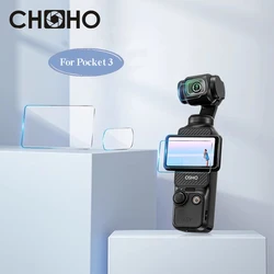 For DJI Osmo Pocket 3  Accessories Screen Protector + Lens Glass Tempered Protect Ultra Clear LCD HD For DJI OSMO Pocket3 Camera