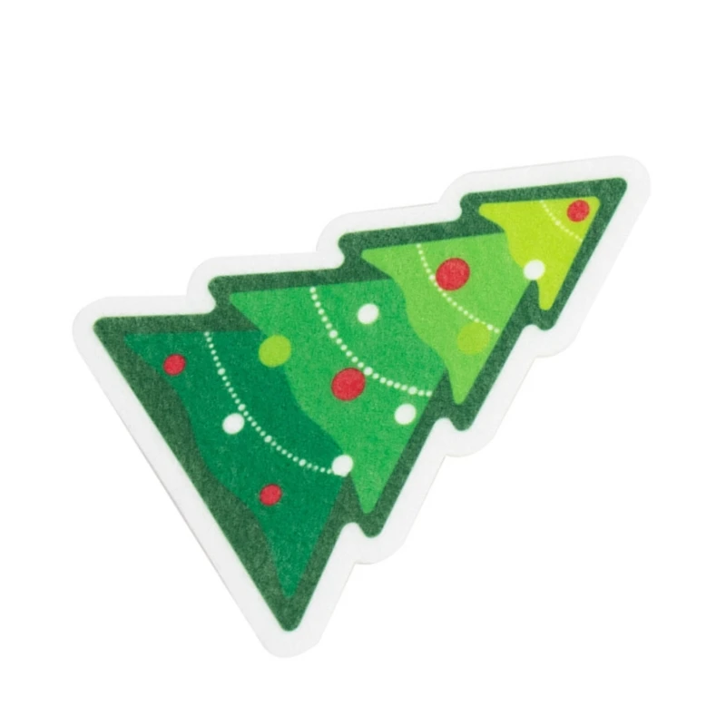 Y1UB 만화 인쇄 크리스마스 스폰지 재미 있고 귀여운 주방 청소 도구