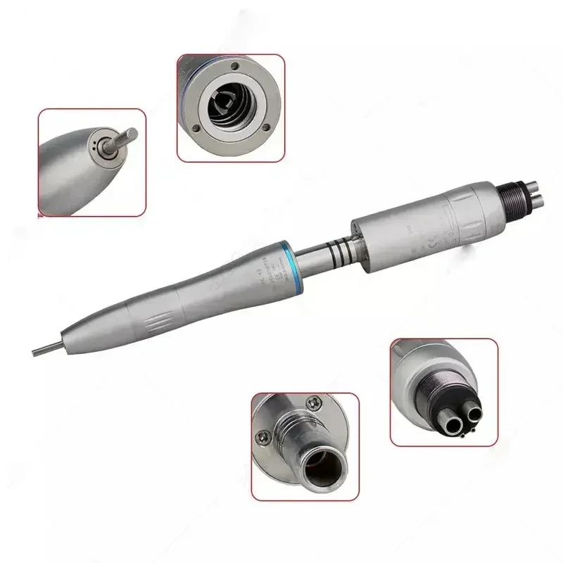 

den tal Equipment Inner Water Low Speed Handpiece Set With Internal Spray Low Speed Handpiece Contra Angle Straight Handpiece