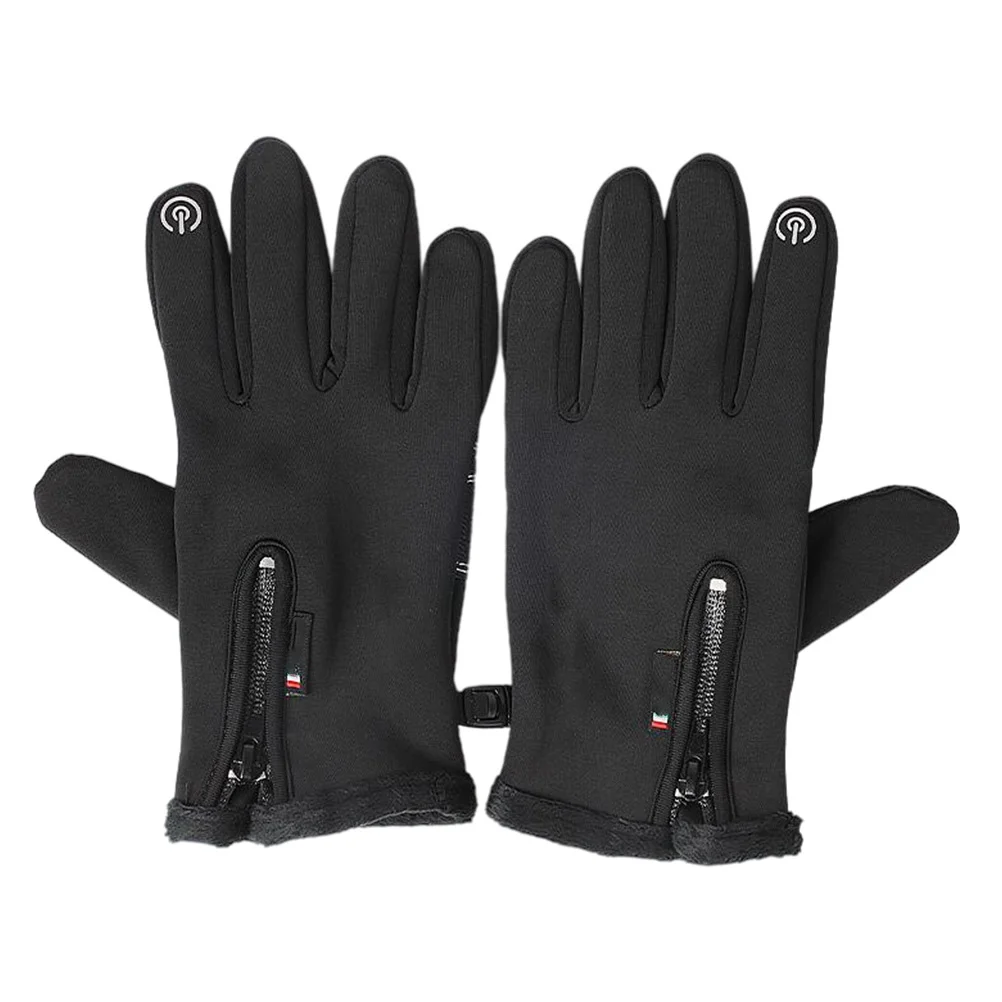 

1 Pair Screen Gloves For Outdoor Sports Autumn Winter Riding Cycling Windproof Waterproof Anti-Slip Full Finger