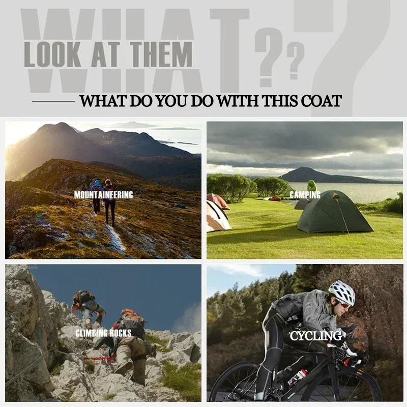 X-TIGER Camping Windproof Reflective Jacket Ultra Light Sunscreen Hiking Mountaineering Men Women Outdoor Sports Clothing