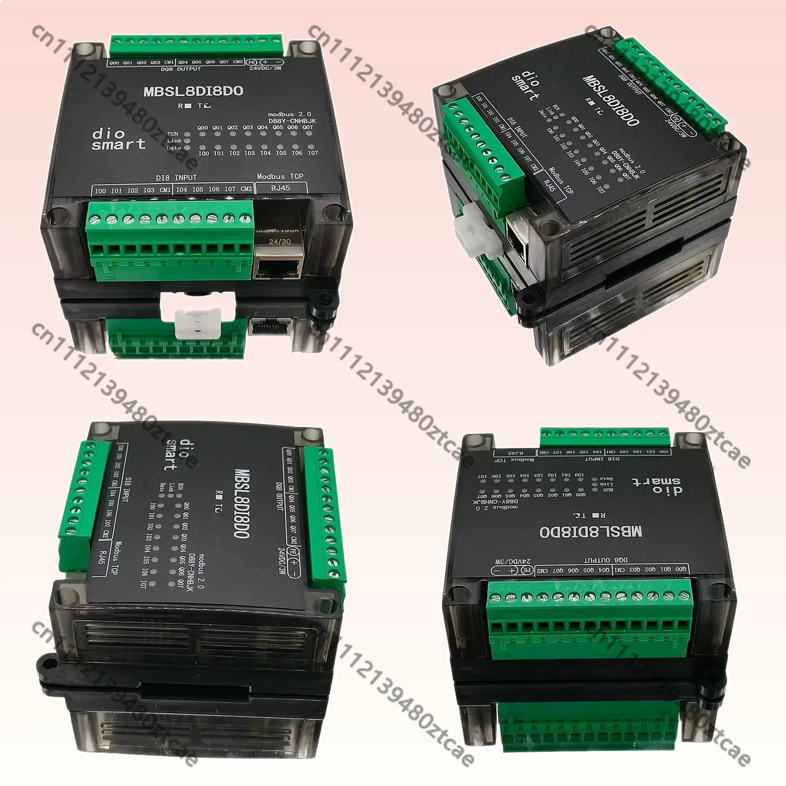 MBSL8DI8DO TCP MODBUS Switch 8 Channel Input 8 Channel Output Relay Isolation Board