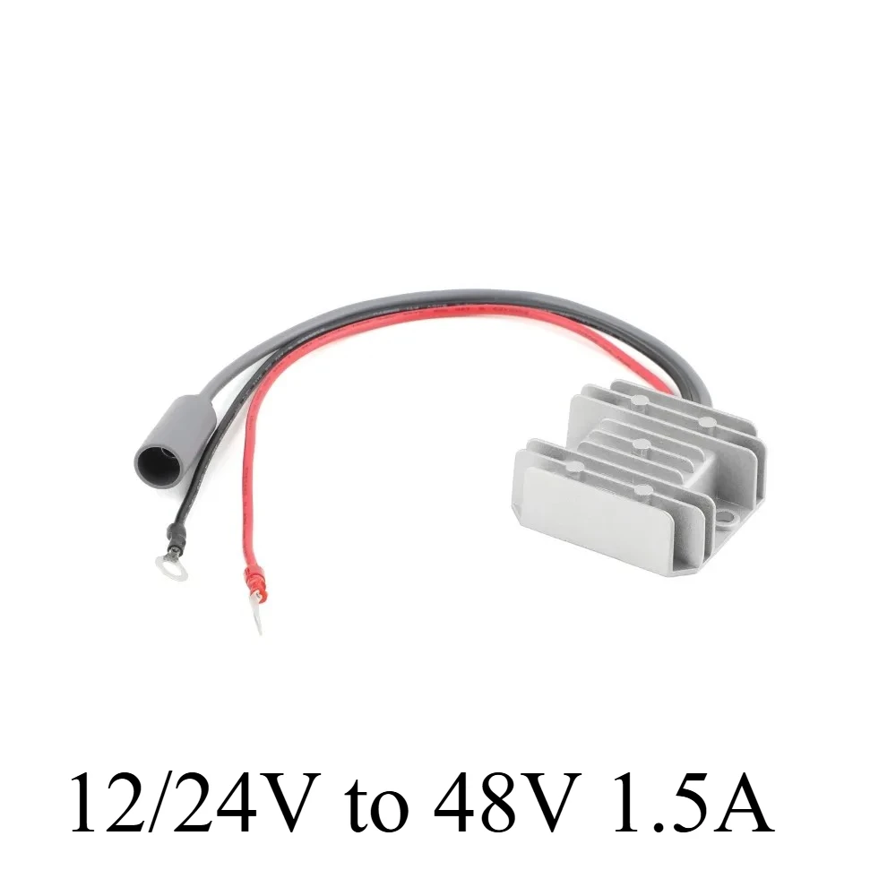 

M to F 3-20m DC power boost converter For Starlink MINI with terminal block to DC female+extension cable DC12/24V to 48V 1.5A