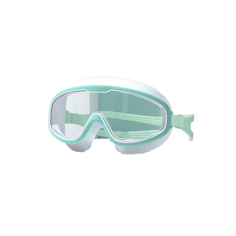 Adult Large Frame Swimming Goggles - Universal, Waterproof, Anti-Fog, Integrated Design for Comfortable Fit, Ideal for Swimming