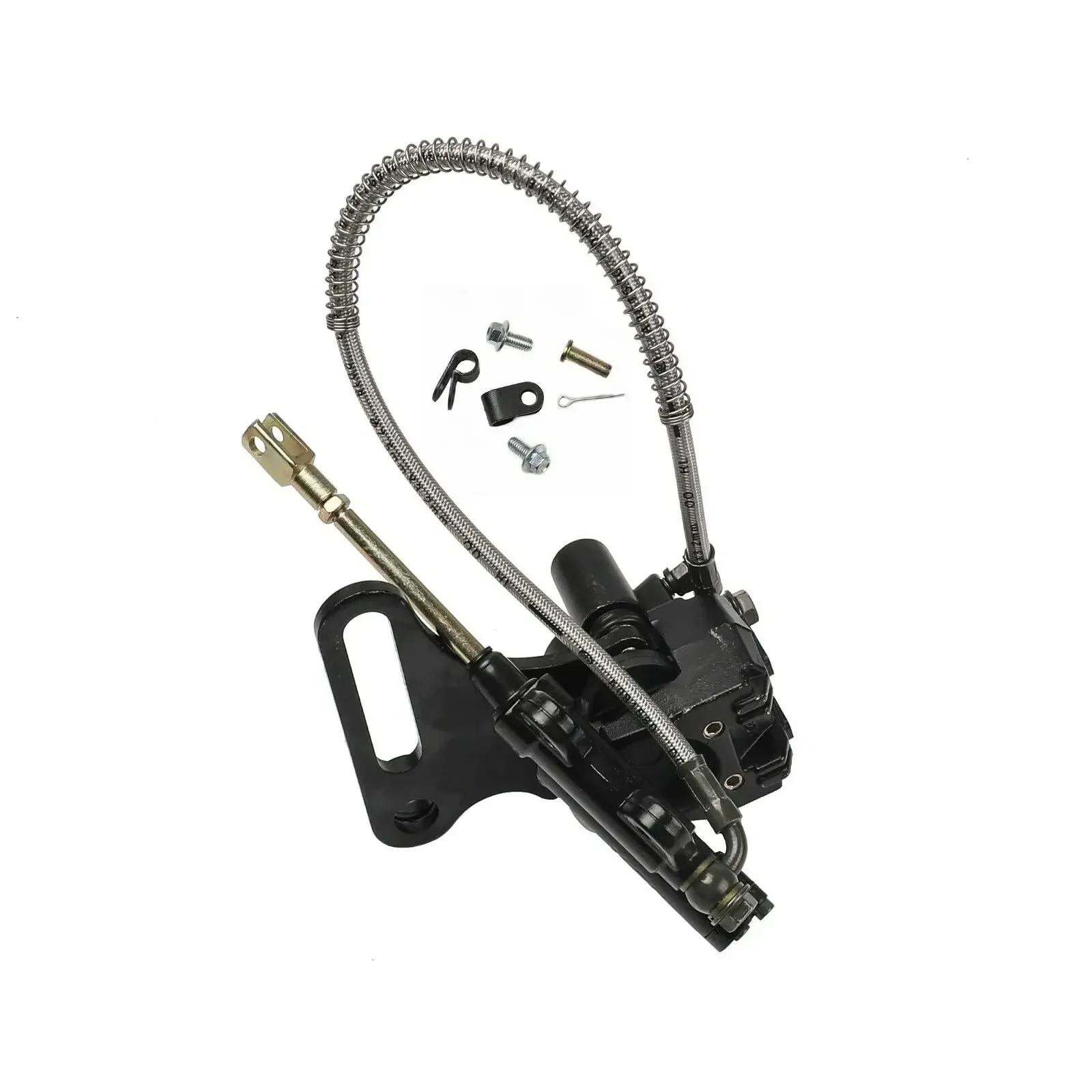 TDPRO kaliper rem cakram belakang 15mm, untuk sinar ganda horisontal lubang kotoran sepeda Apollo 90cc 110cc 125cc 150cc