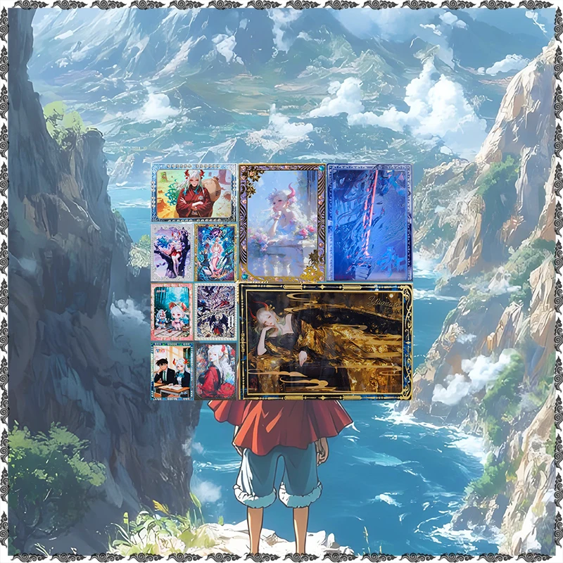 Anime ONE PIECE Rare XR KB CGF MZ SGC QC VFG GD SHY Metal Yamato Nami Shirahoshi Refractive Collectible Cards Birthday Toy Gift