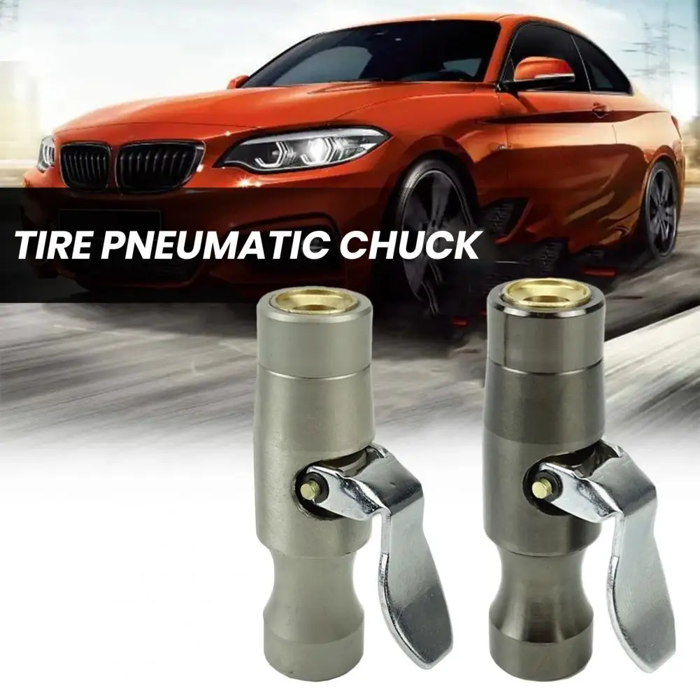 Air Chuck Self-locking Durable Construction Inflator Heavy Duty Reliable Tire Inflator Accessory Leak-proof Inflator Air Chuck