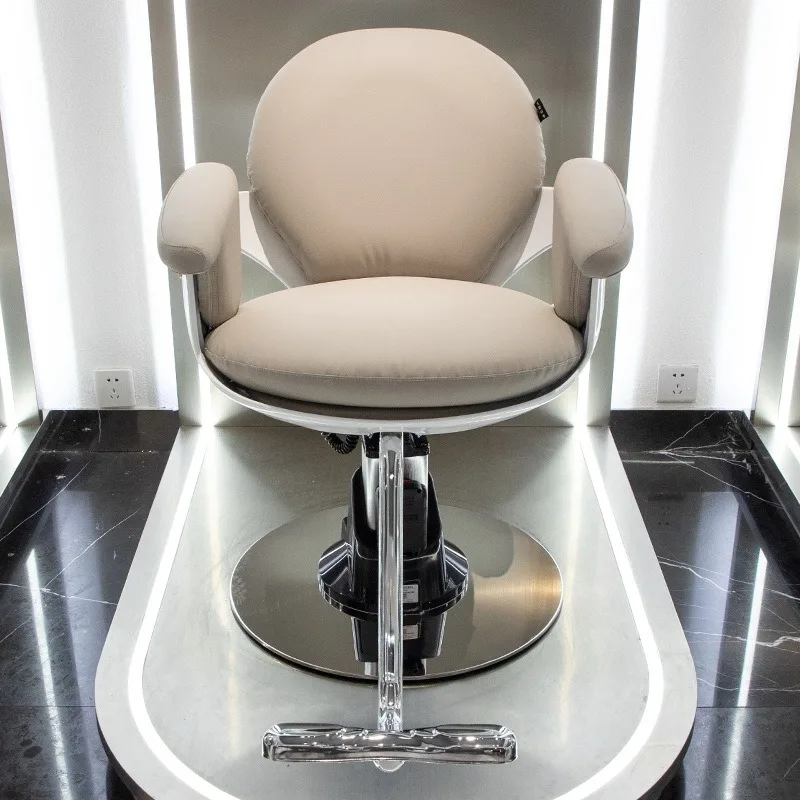 Internet celebrity new barber shop chair electric intelligent lift perm dyeing hair salon special hair salon chair