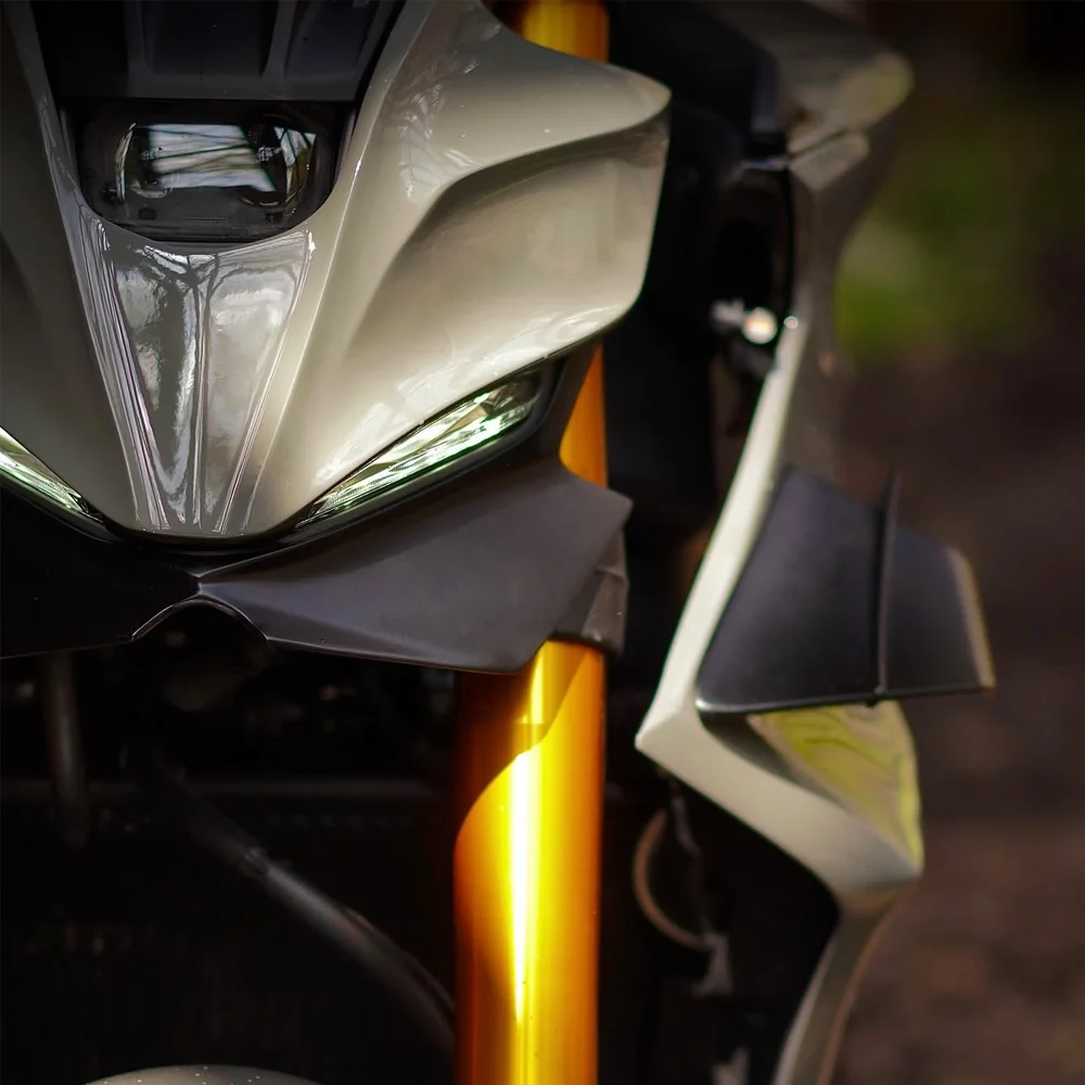 Для YAMAHA MT-09/SP 2024-2026 GP WING DOWNFORCE NAKED FRONTAL SPOILERS MT09 2024 2025 2026 передний спойлер нижний спойлер нижняя губа