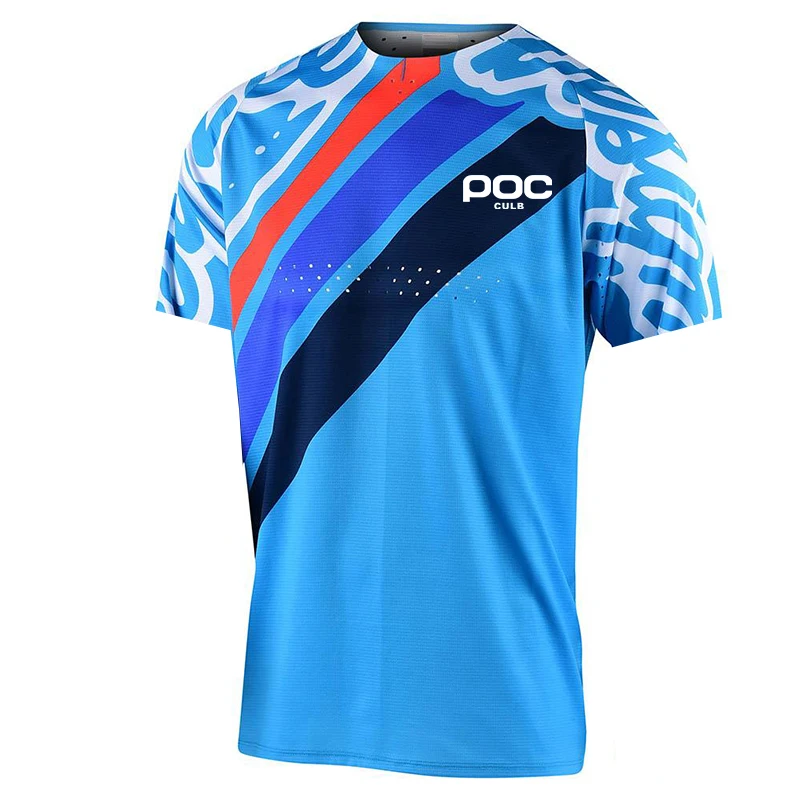 New Summer 2024 CULB POC Colorful Breathable Quick Drying Mountain Bike Motorcycle Off road Cycling Suit