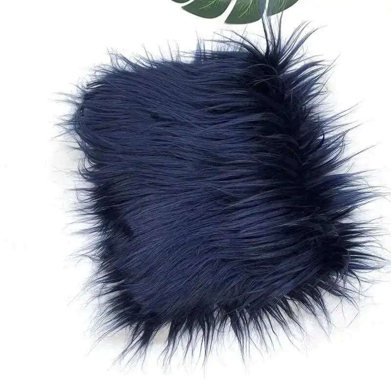 Nepbont stof 46 kleuren 160x50cm 8cm zachte lange pluche handgemaakte pop/kleding Shaggy stof