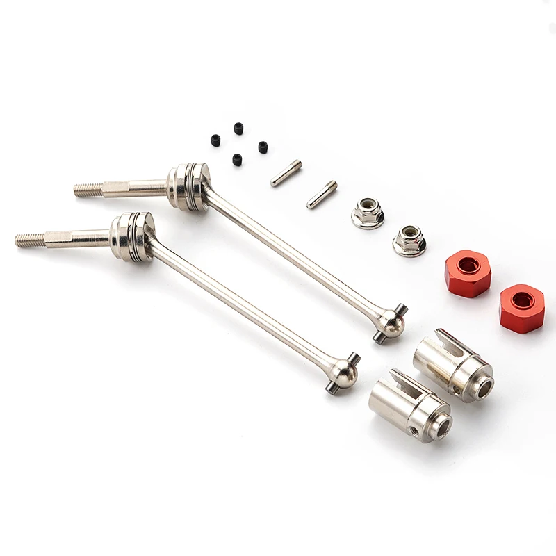 

RCGOFOLLOW CNC Alloy Front Dogbone Shaft Front Driving Shaft For 1/10 RC Crawler TRAXXAS SLASH 4x4 2WD Car Upgrade Parts