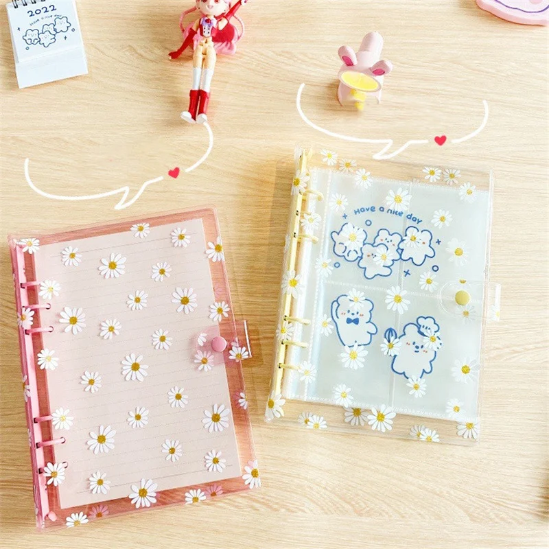 A5 A6 Loose-leaf Notebook Cover & Photo Sticker Collect Book Diary Agenda Planner Paper School Stationery