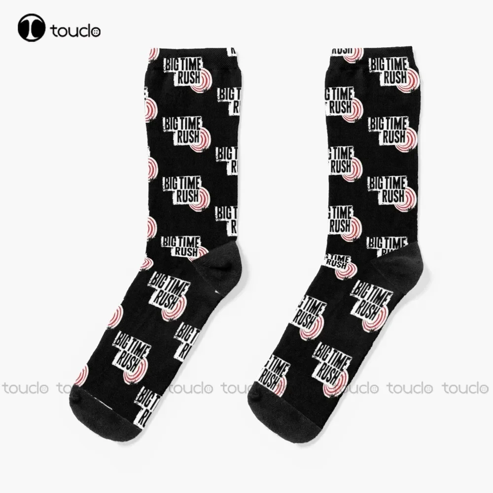 Best Seller - Calcetines de mercancía Big Time Rush, calcetines negros para hombre, calcetines personalizados Unisex para adultos, adolescentes y jóvenes, moda nueva