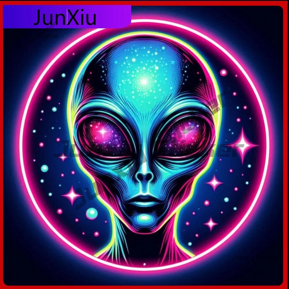 

Stylish Alien Sticker Waterproof UV Resistant Vinyl Decal Scratch Decoration Vehicle Outdoor Protective Durable Exterior