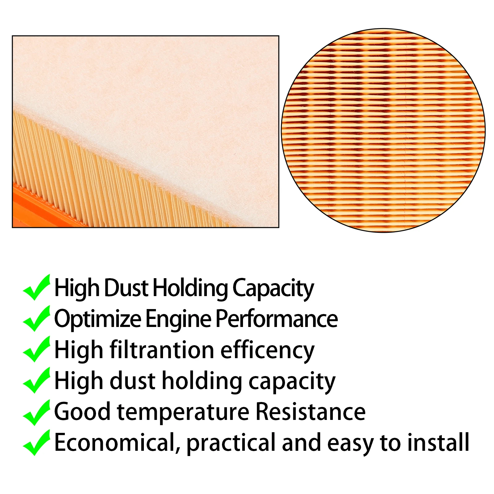 Air Filter For Toyota Avalon Camry RAV4 Lexus ES350 1.6 2.0 2.4 2.5 3.5L 2018-2025 17801-25020 17801-F0050