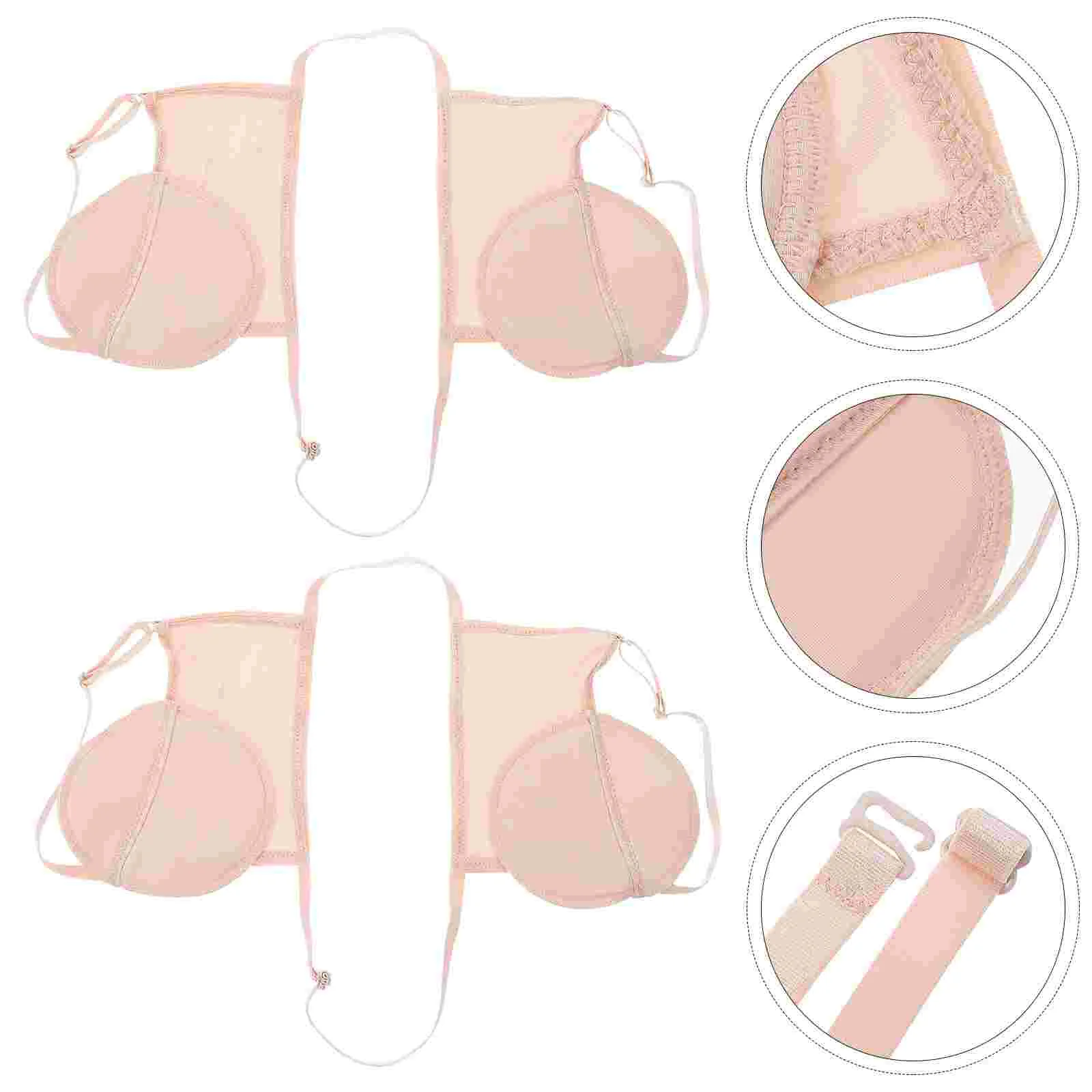 

Underarm Sweat Pads Adjustable Absorb Accessory Washable Armpit Neutral Convenient