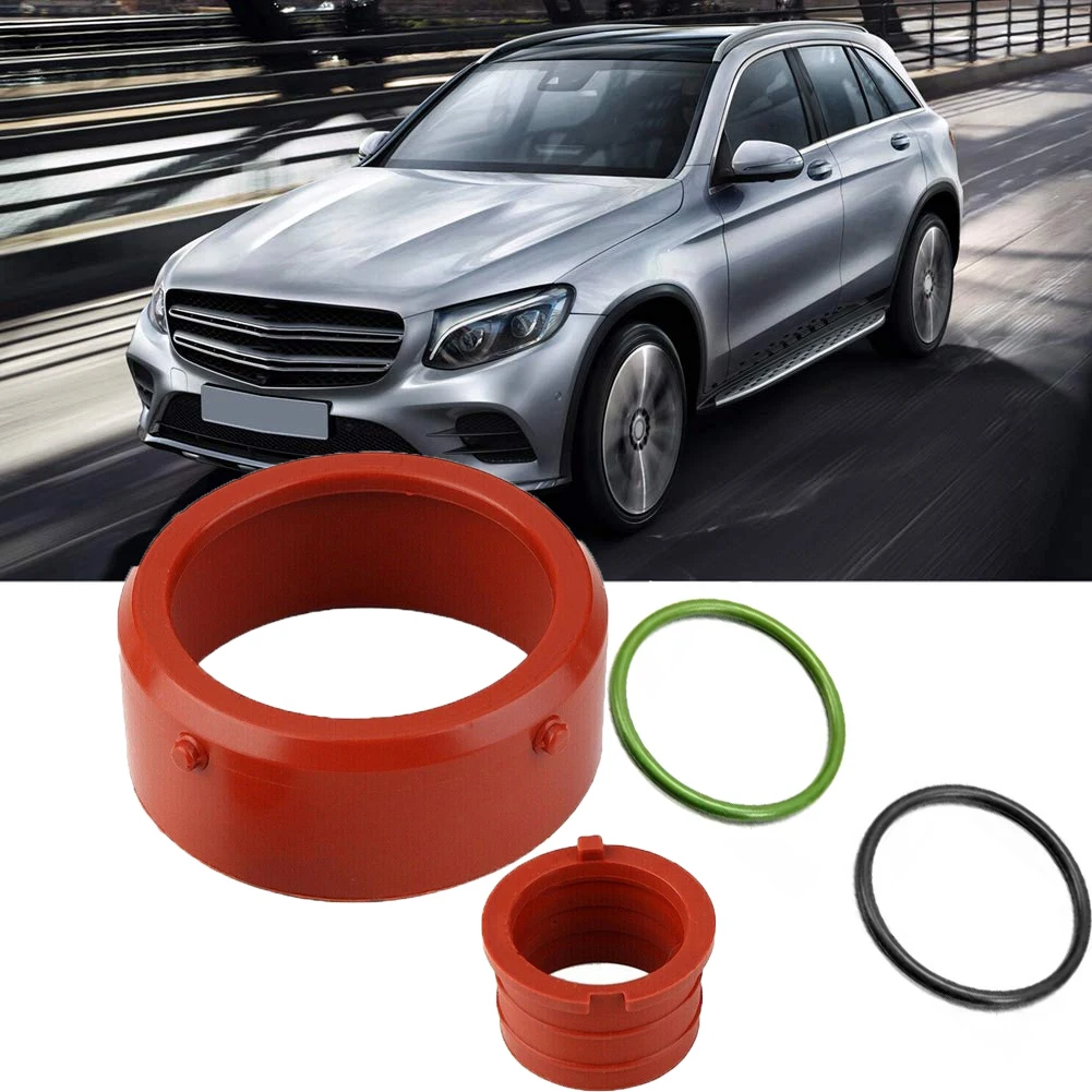 

4PCS A6420940080 A6420940580 Auto Rubber Turbo & Breather Intake Seal Kits For Mercedes Benz OM642 Seal Kit Pistons Accessories