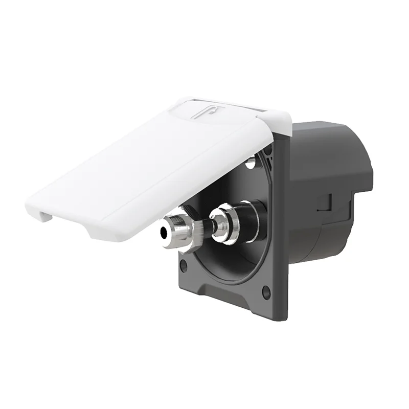 Camper Motorhome Exterior Shower Set Kit with Cover Marine Boat Shower Socket for Caravans RV Accessories