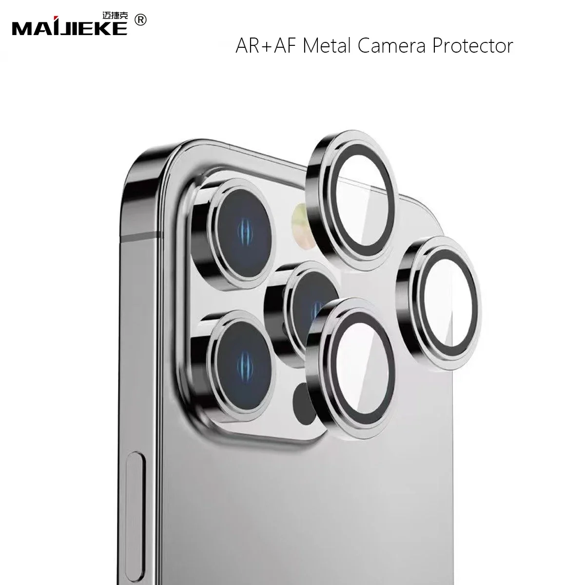 Camera Protector For IPhone 15 16Pro Max Metal Lens Ring Glass Film For IPhone 15 16Plus Lens Glass Cover+Retail Packing