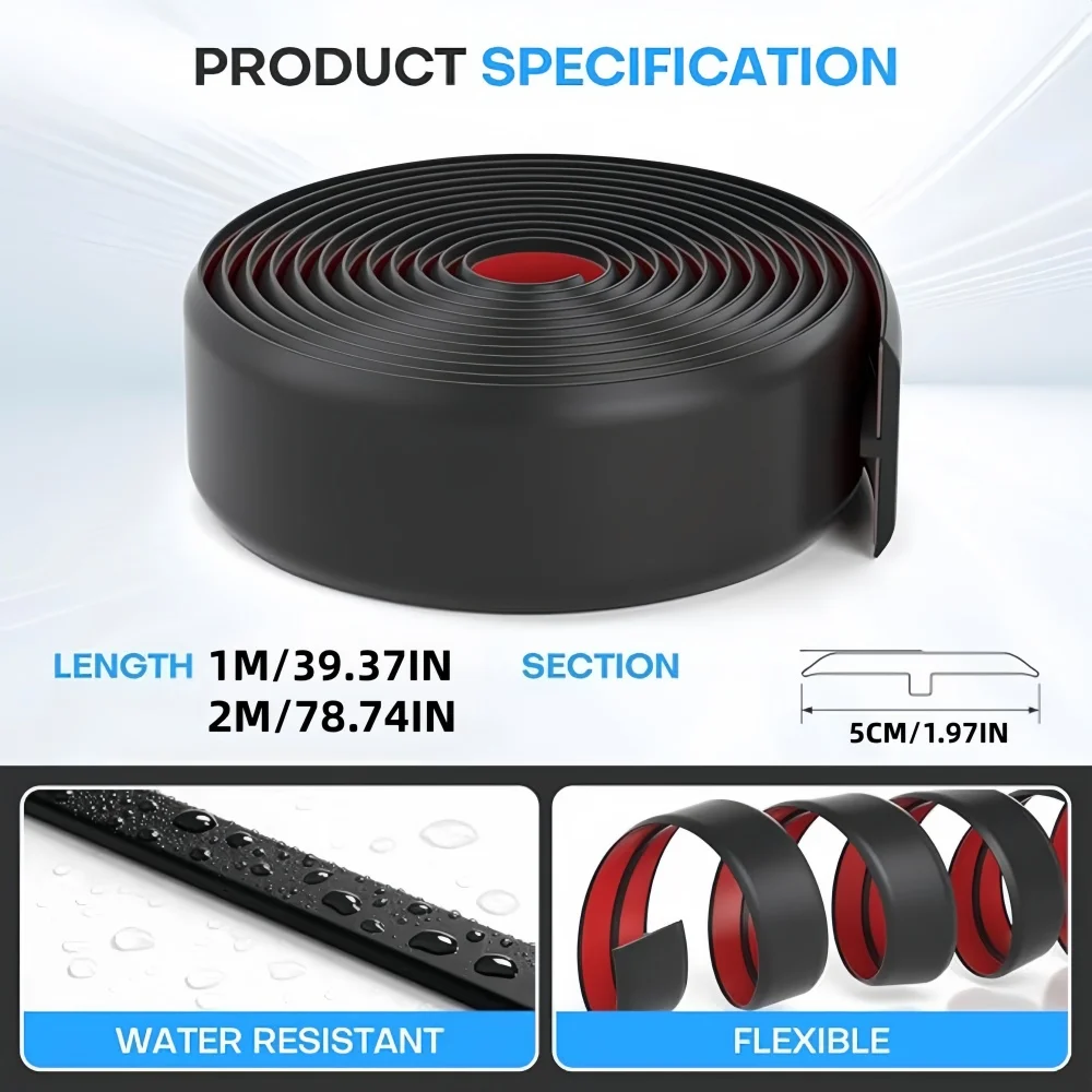 1PC Peel and Stick T-Molding Trim, Floor Transition Strips, Flooring Edging Moulding Divider Trim for  Floor Gaps Doorways