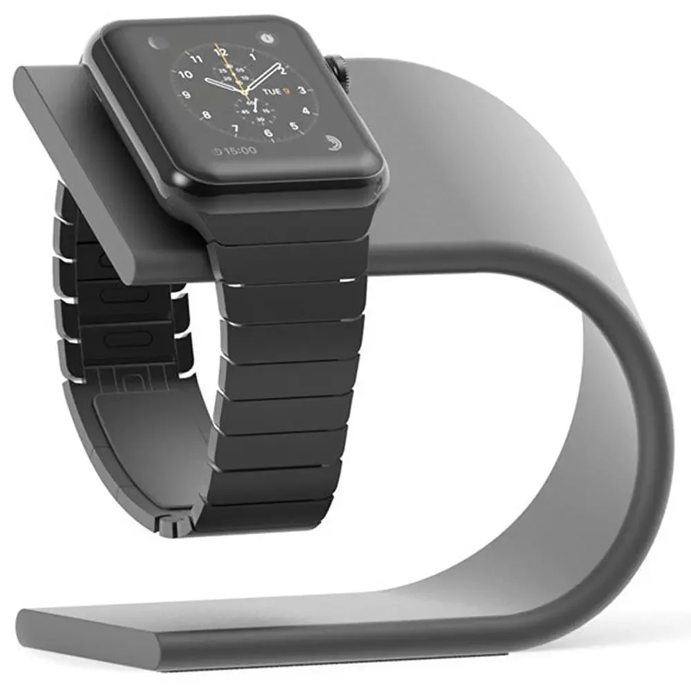 Metall-Aluminium-Ladegerät-Ständerhalter für Apple Watch-Serie IWatch Ultra 1, 2, 10, 9, 8, 7, 6, 5, 4, 3, tragbare Schnellladestation