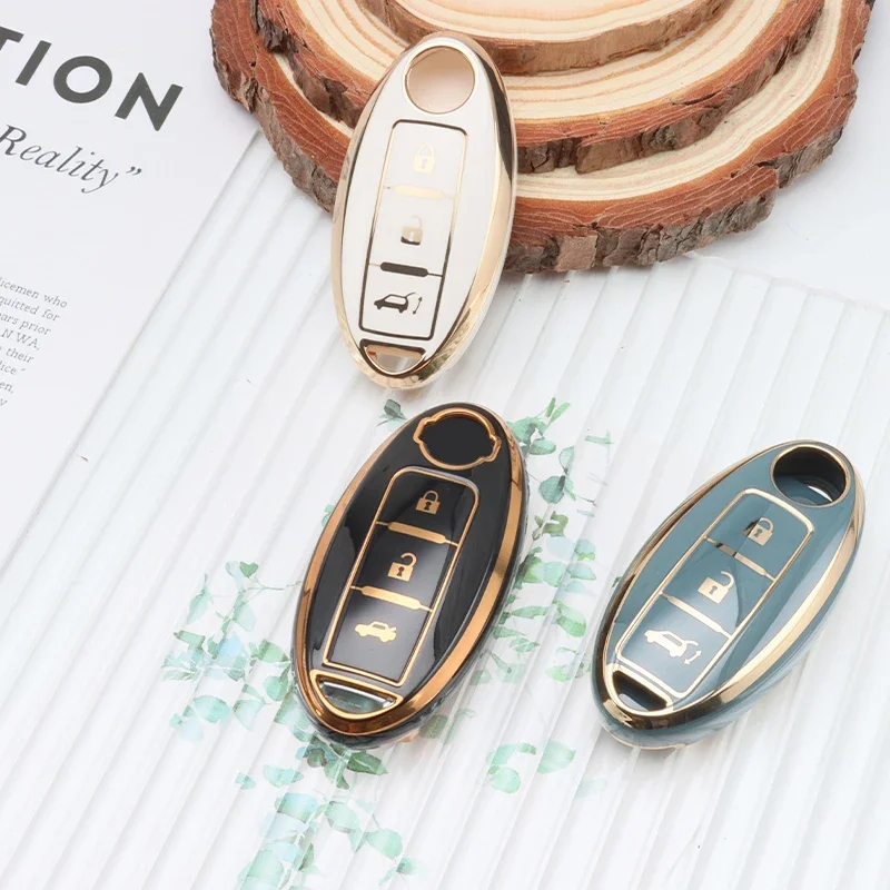 New TPU Car Remote Key Case Cover Shell for Nissan Qashqai X-Trail T32 T31 Juke J10 J11 Kicks Tiida Pathfinder Note For Infiniti