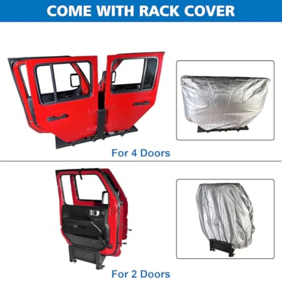انزلاق الباب تخزين شماعات الرف للتحويل 2 أبواب 4 أبواب مع غطاء غبار المنقولة باب السيارة حامل عربة متوافق مع 200 #3