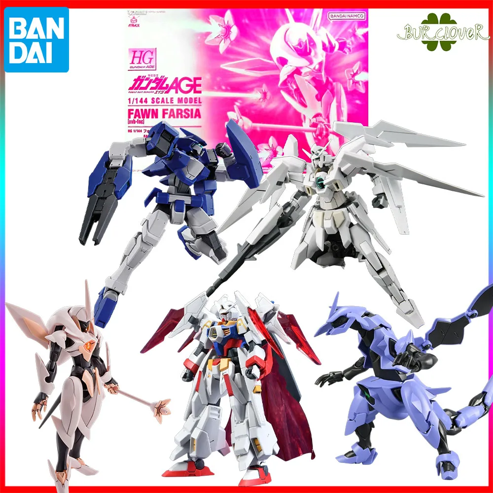 

BANDAI Official GUNDAM AGE HG DANAZINE GUNDAM LEGILIS FAWN FARSIA TRYAGE Anime Action Assembly Figure Model Original Box Toy
