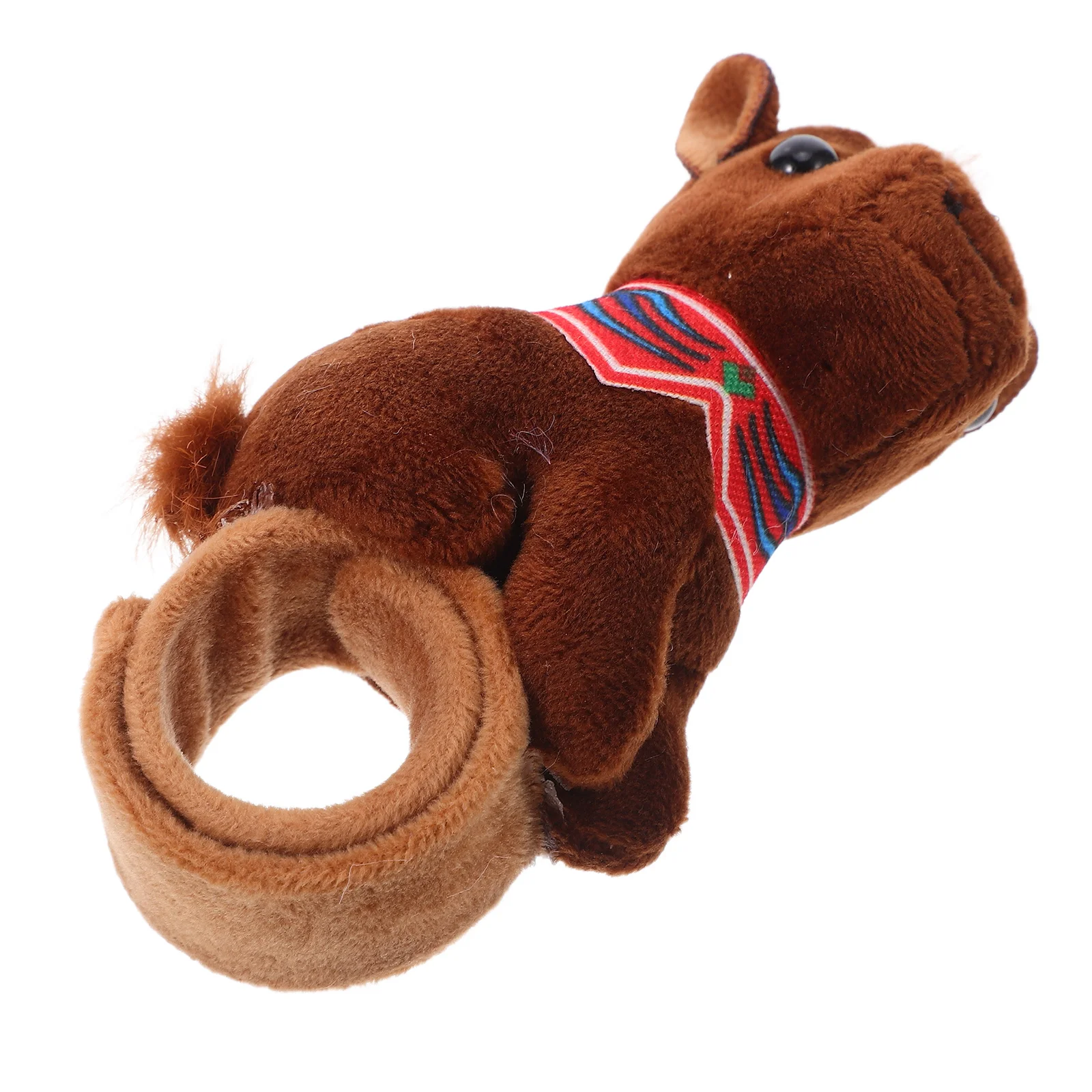 Soft Animal Slap Bracelet Small Horse Wristband Kids Birthday Party Favor China Zodiac Zodiac Celebration Toy Horse