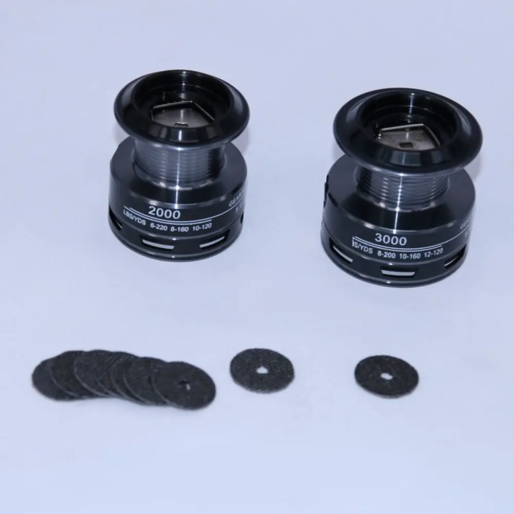 3 adet makaralı fren balataları makarası yıkayıcı fren balataları karbon bezi Fiber sürükleme olta makaraları modifiye edilmiş D/S çıkrık 3 adet set