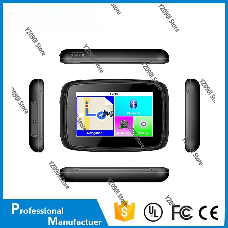 

5 Inch Wince System Motorcycle HD Navigator, Portable Outdoor Anti-interference GPS Navigation Device
