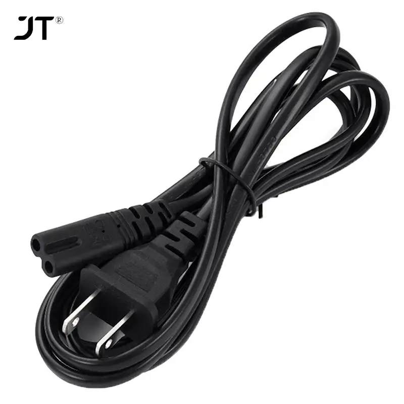EU Power Cable 2pin IEC320 C7 US Power Extension Cord For Dell Laptop Charger Canon Printer Radio Speaker PS4
