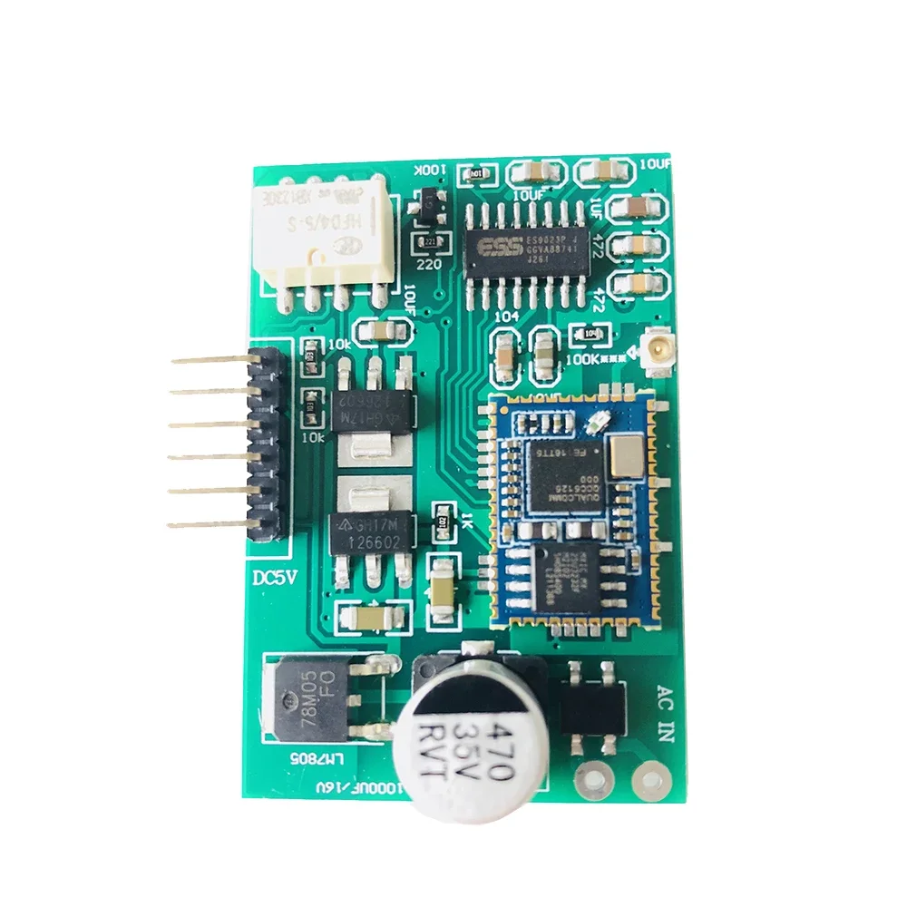 Nvarcher QCC5125 bluetooth 5.1受信機モジュールアナログ入力ES9023 dacデコードaptx hd ldac