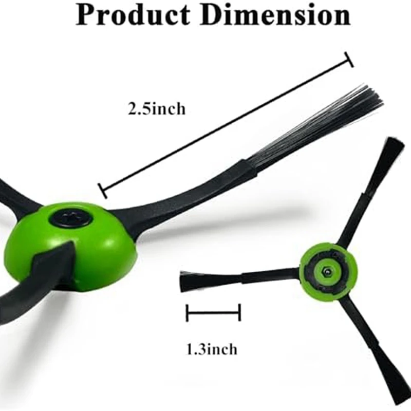 Escovas laterais Substituição para Irobot Roomba I & J Série Todos os Modelos, Acessórios Borda Varrer, Pacote 10