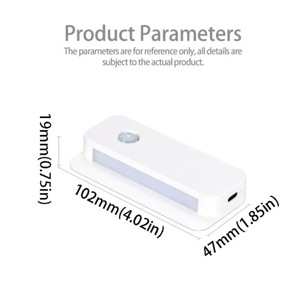 Mini Size Sensor LED Night Light Small Design Smart Function Rechargeable Lamp Energy Saving Emergency Light Motion Light