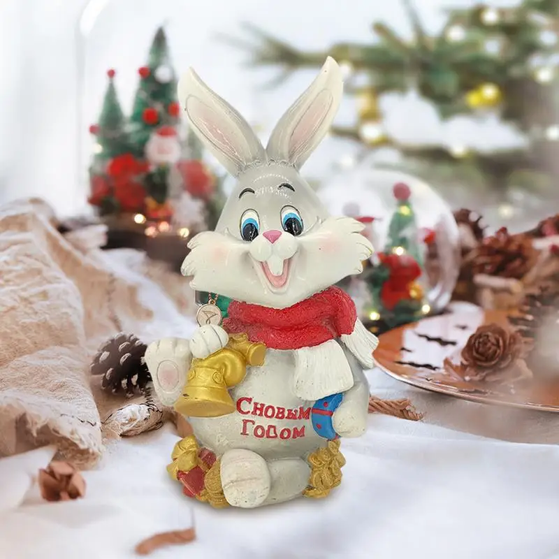 Muntbank Ornamenten Bell Bunny Spaarpot Kerst Herbruikbare Muntbank Decoratief Creatief Kerstdecor Onbreekbare Spaarpot